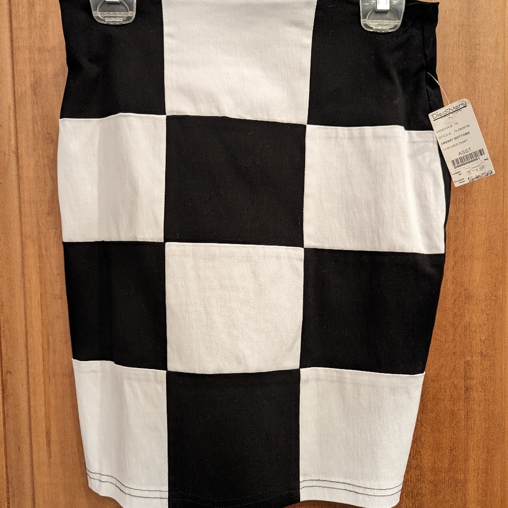 COPY - Skirt Checkered Black & White
